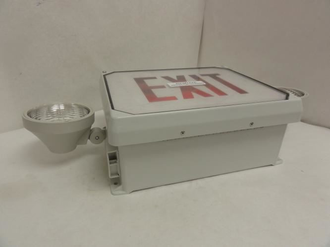 Big Beam 2E4XL1RW-L; Emergency Exit Sign; NEEDS BATTERY