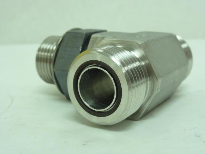 SSP 12 S5OLO-SS; Branch Tee; SS-316; 3/4 ORFS x 3/4 BOSS