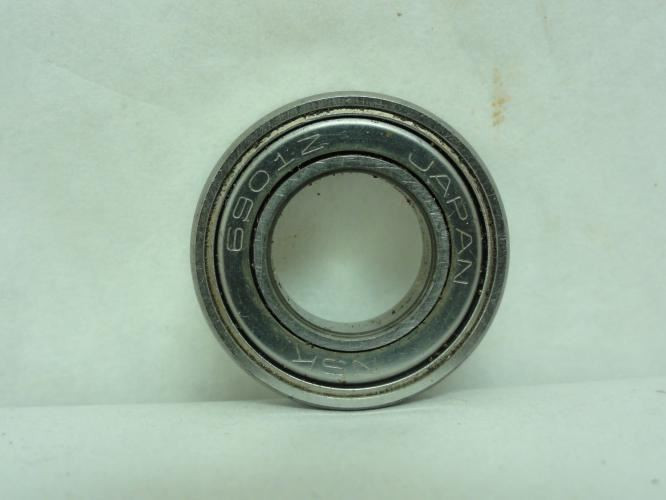 NSK 6901ZZ; Ball Bearing 12mm ID; 24mm OD; 6mm Wide