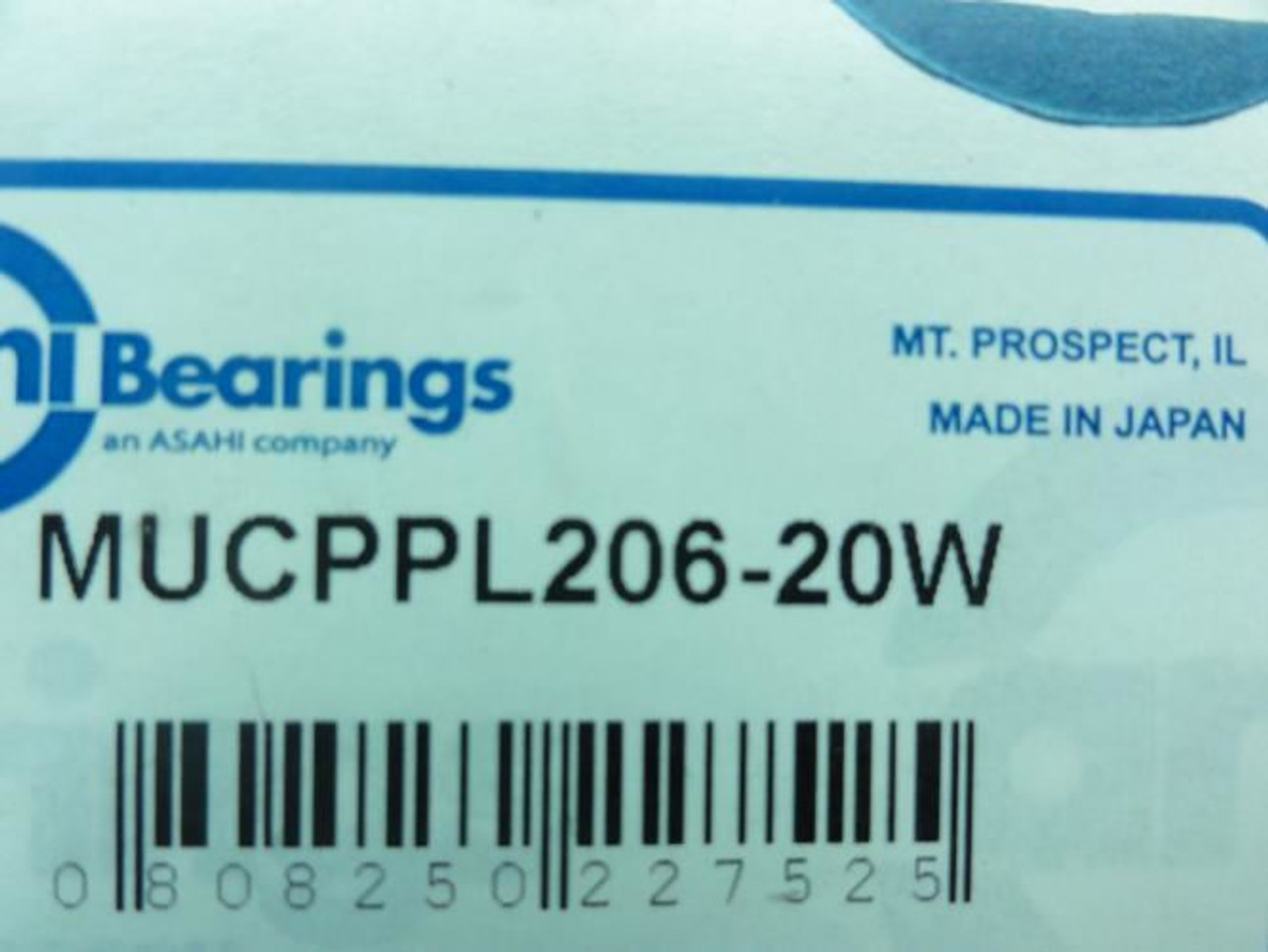 AMI MUCPPL206-20W; PB Bearing; 2-Bolt; 1.25"ID