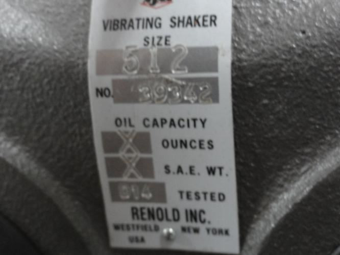 Renold 39342; Vibrating Shaker; Size: 512