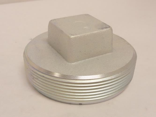 Crouse-Hinds PLG105; Conduit Square Head Plug; 4"