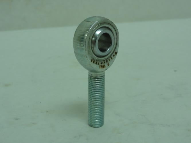 Sealmaster TREL 6; Rod End Bearing; 3/8"ID; 3/8-24 Threads; LH