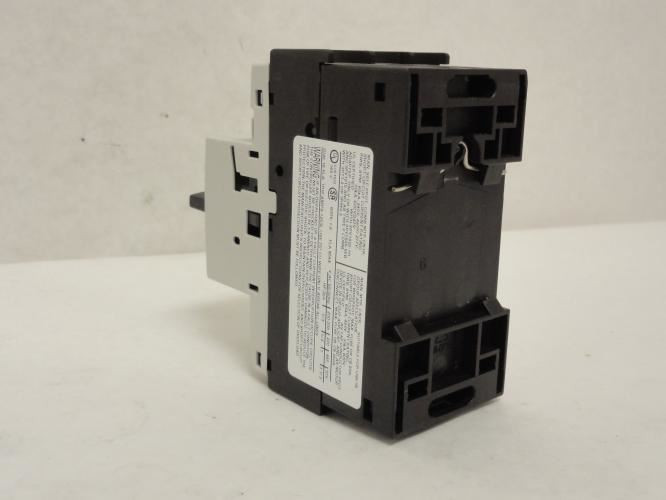 Siemens 3RV1021-1AA10; Manual Starter 1.1-1.6A 3P  600VAC