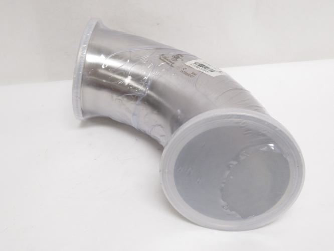 Sanitary Solutions SS2CMP-4-304; Pipe Elbow 90Deg 4"Clamp 304SS