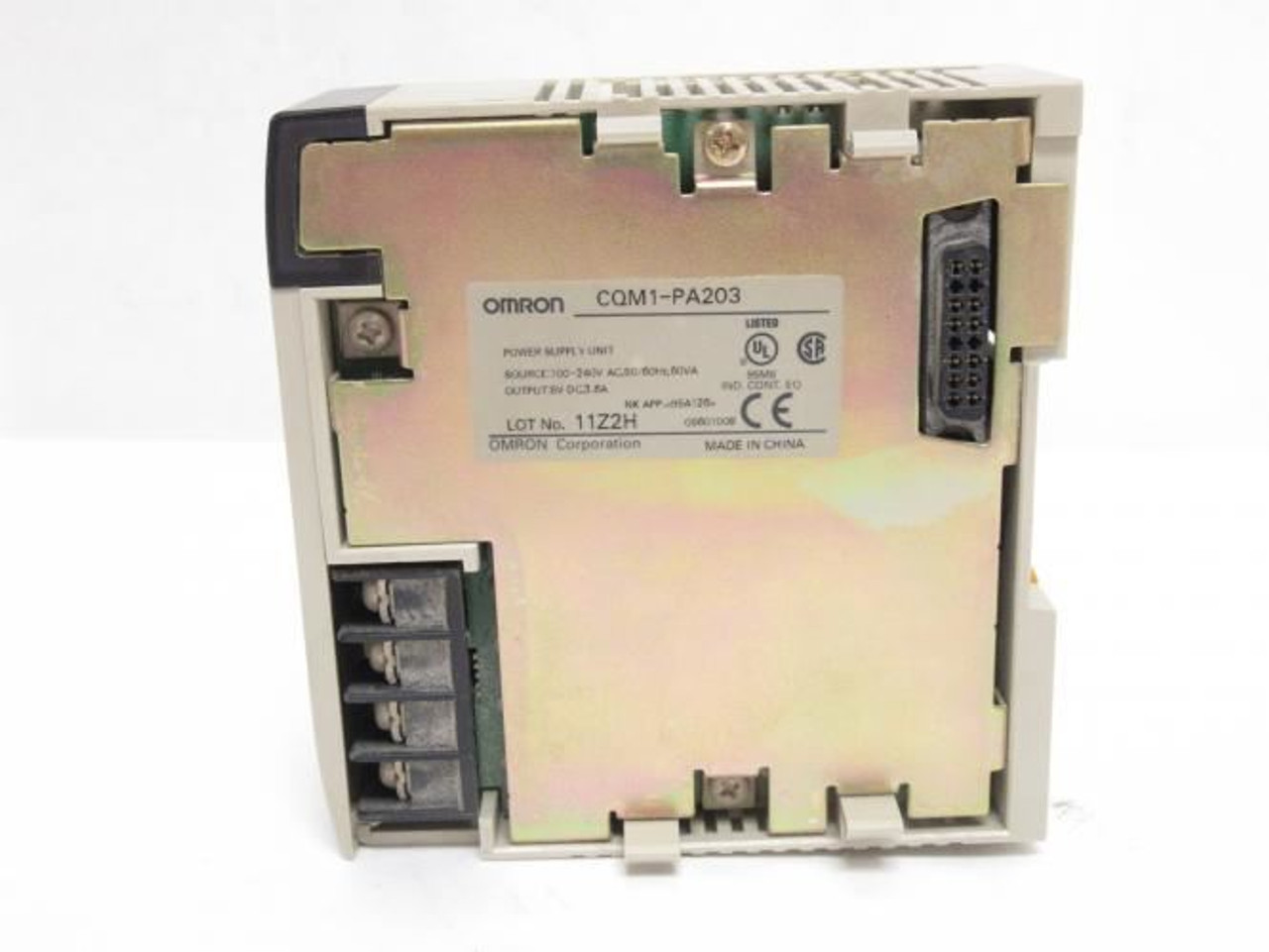 Omron CQM1-PA203; Power Supply Unit; Output: 5VDC; 3.6A