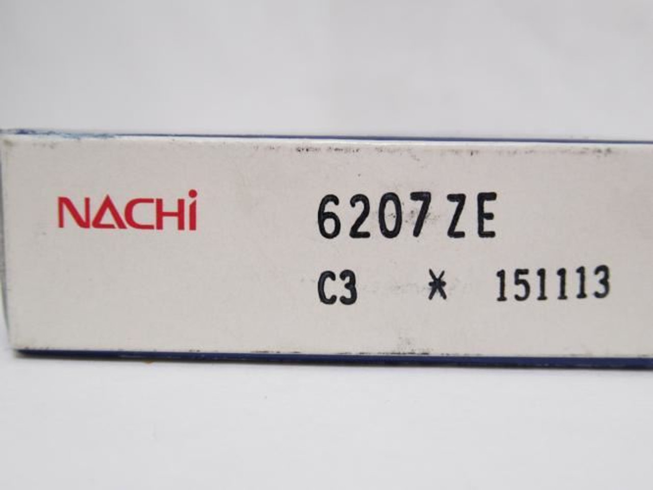 Nachi 6207ZE/C3; Ball Bearing 35mmID x 72mmOD x 17mm Wide