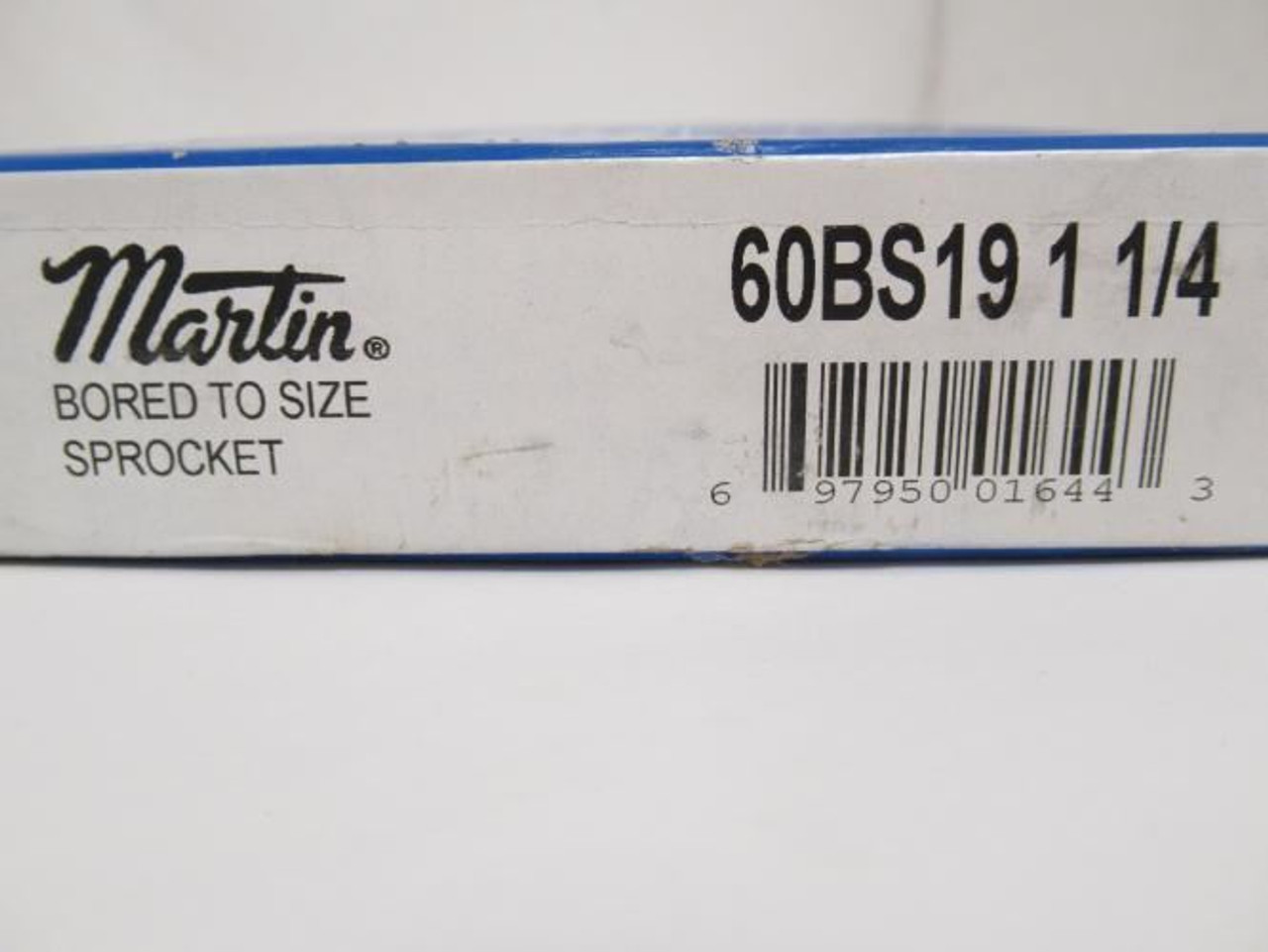 Martin 60BS19 1-1/4; Sprocket # 60; 19Teeth; 1-1/4"ID