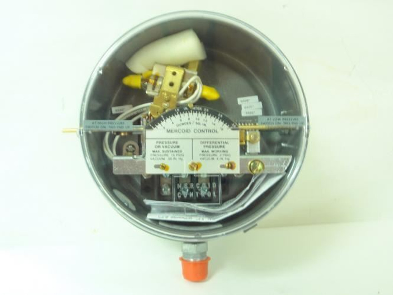 Mercoid PR-153-P1; Manual Reset Gas Pressure Switch; 15PSI
