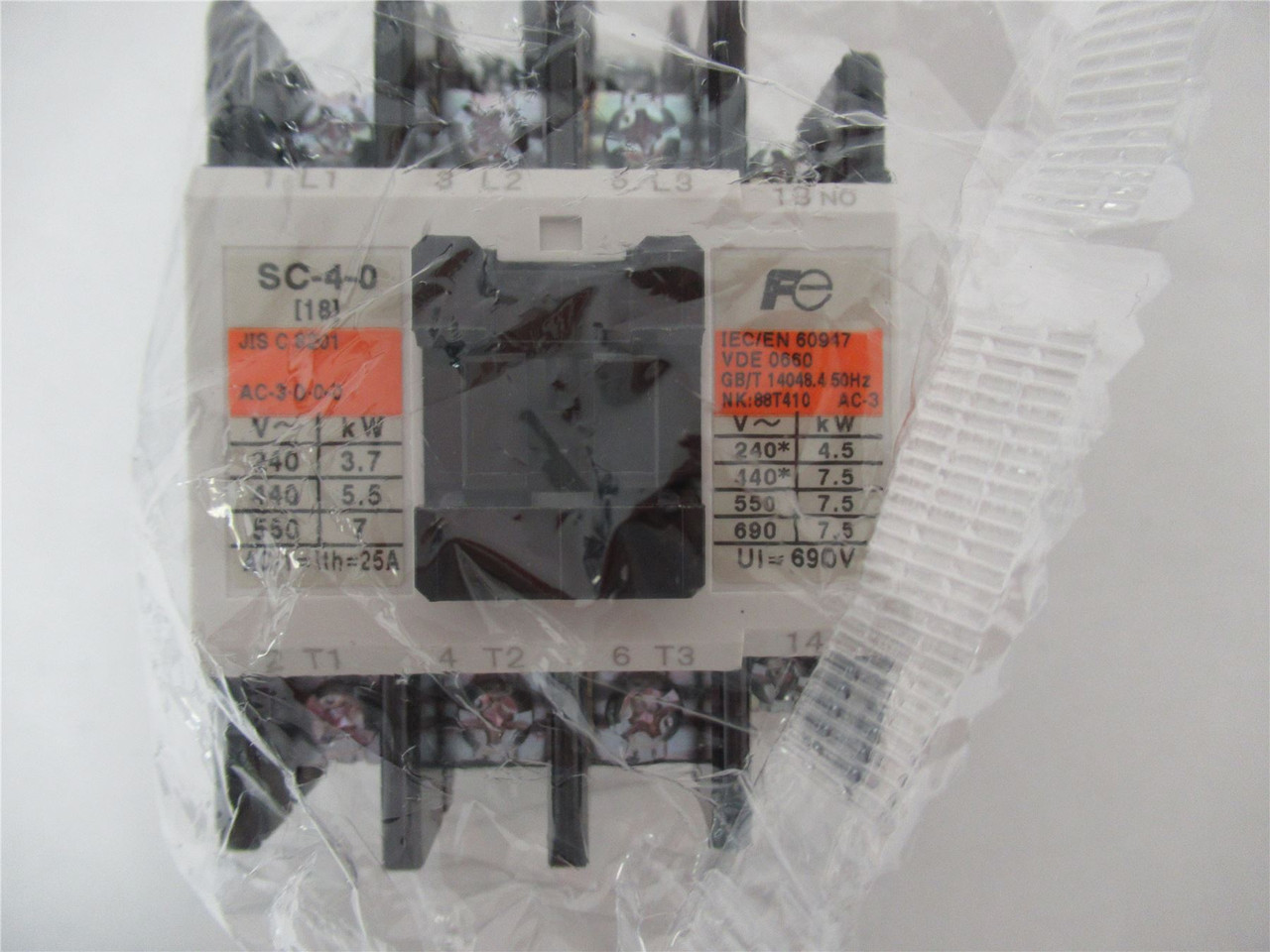 Fuji Electric SC-4-0SC18AA; Contactor; Coil: 100-110 V