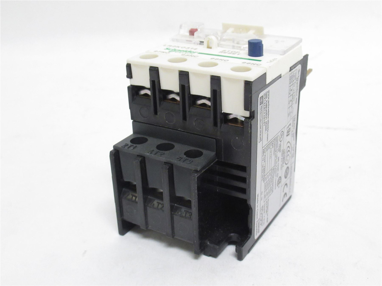 Schneider LR2K0314; Thermal Overload Relay; 2.6-3.7A; 690VAC