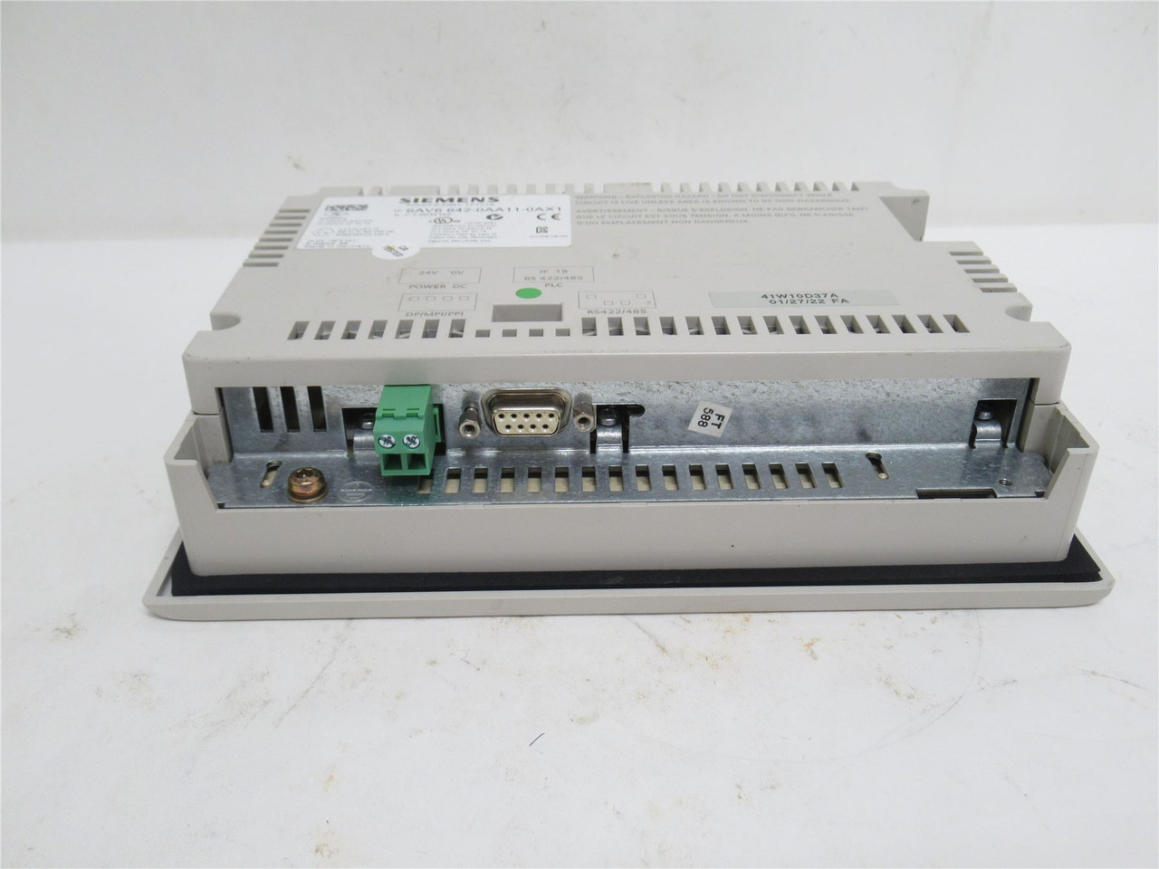 Siemens 6AV6642-0AA-0AX1; Operator Interface; 5.7"; 24VDC