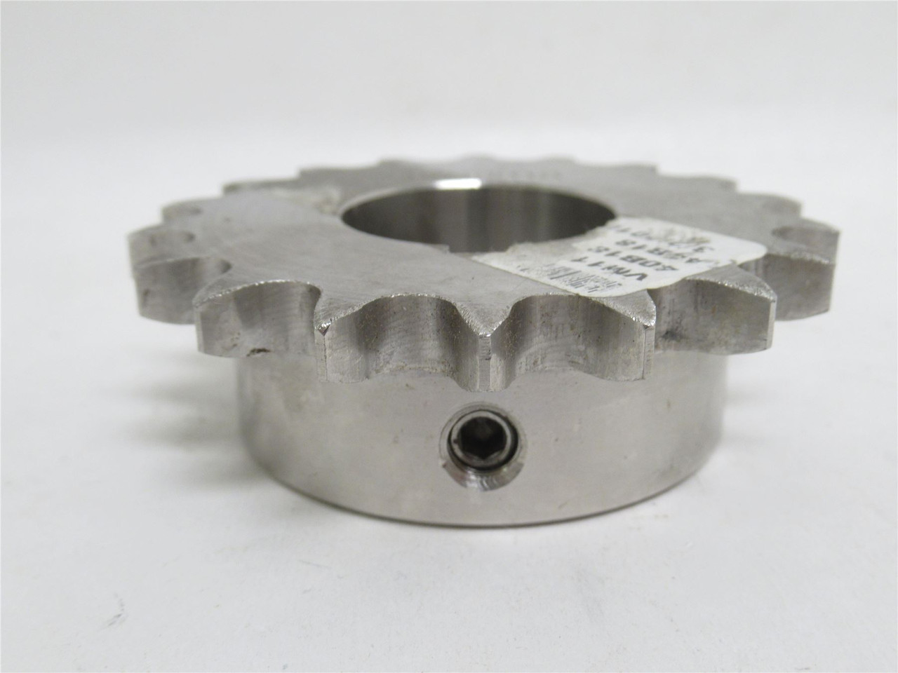 MFG- SS40B18 X 1-1/4; Sprocket #40; SS; 18 Teeth; 1-1/4"ID