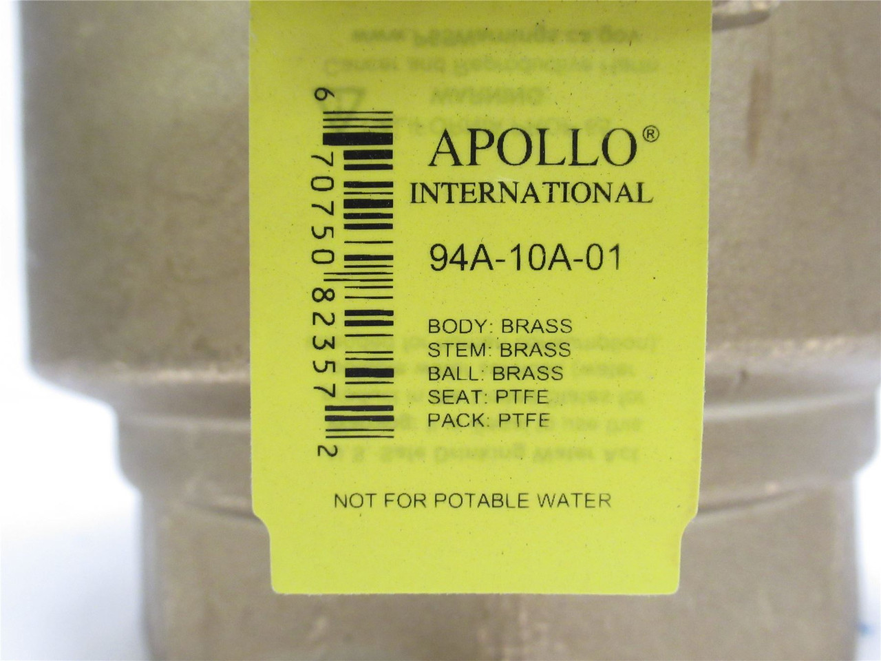 Apollo 94A-10A-01; NON-Potable Brass Ball Valve; 4NPT; 250PSI