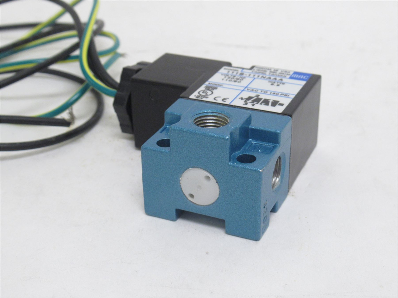MAC 1118-111NA; Solenoid Valve; 1/8NPT; 110/120VAC
