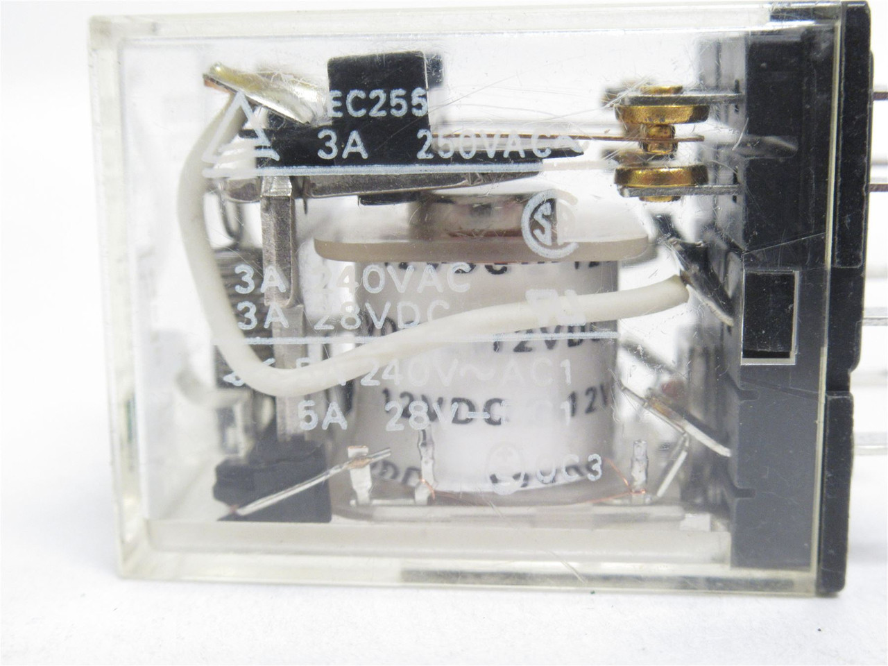 Omron MY2ZN-DC12; Relay; GP; 5A; 240VAC; Coil: 12VDC; 3PDT