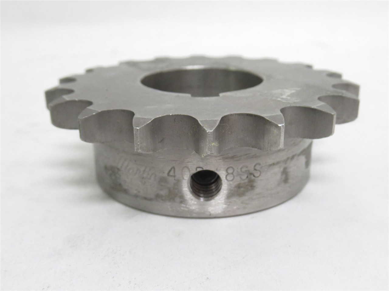 Martin 40B18SS x 1/4; Sprocket #40; SS; 18 Teeth 1/4"ID