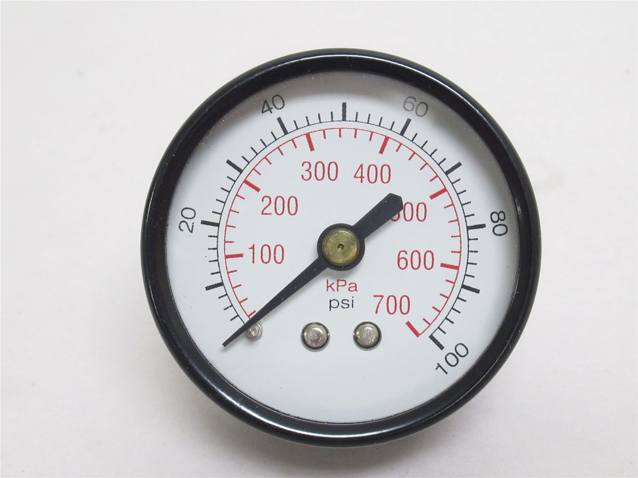 Industry-Std 5WZ38; Pressure Gauge; 0-100PSI; 2" Dial; 1/4NPT