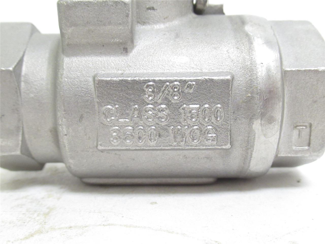 Warren 1WMY1; Ball Valve; SS; 3/8FNPT; Class: 1500WOG