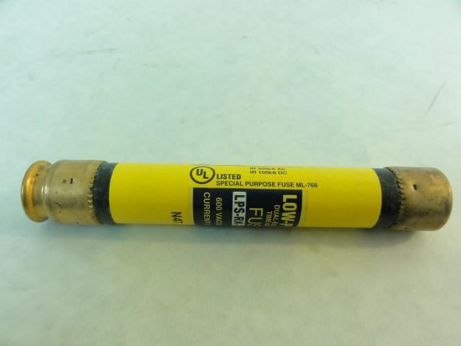 Bussmann LPS-RK-20SP; Low-Peak Fuse; 20A; 600VAC; 300VDC