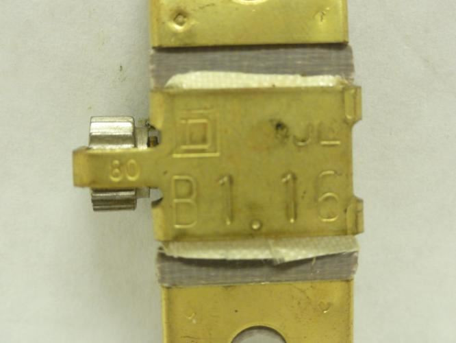 Square D B1.16; Overload Thermal Unit; Ser: B