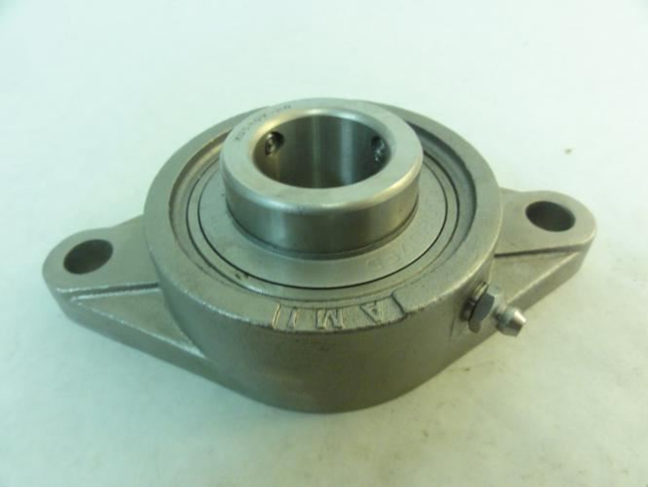 AMI MUCFL207-20; SS Flange Bearing; 2-Bolt; 1.25"ID