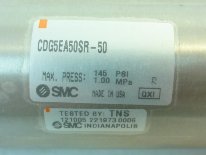 SMC CDG5EA50SR-50; Air Cylinder; 50mm Bore; 50mm Stroke
