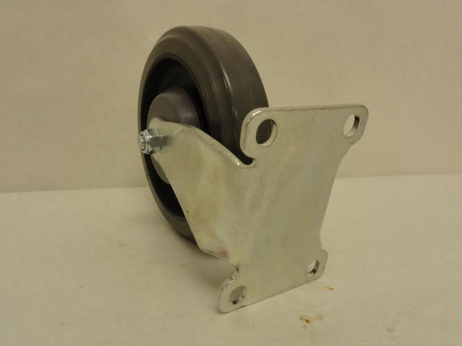 Pemco 83203Y; Poly Wheel With Frame/Castor; Rigid 5" OD