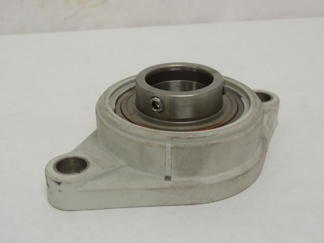 MRC C2F106SS; Flange Bearing 1-3/8"ID; 2-Bolt; Thermoplastic