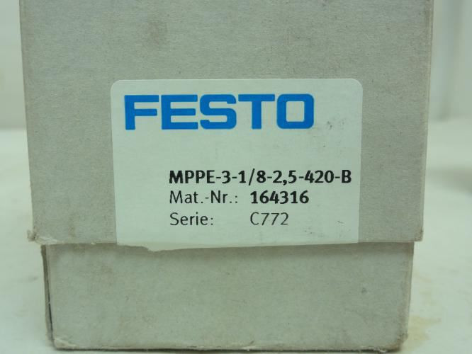 Festo MPPE-3-1/8-2;5-420-B; Pressure Regulator; 164316