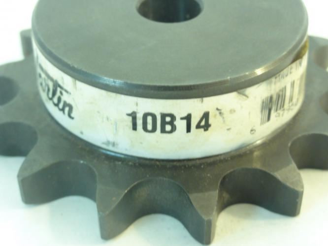 Martin 10B14-12MM; Metric Sprocket # 10B; 14T; 12mm ID