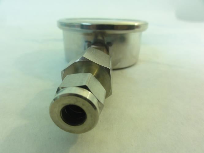 Baumer MIT3; Pressure Gauge; -1-0BAR; 63mm Size