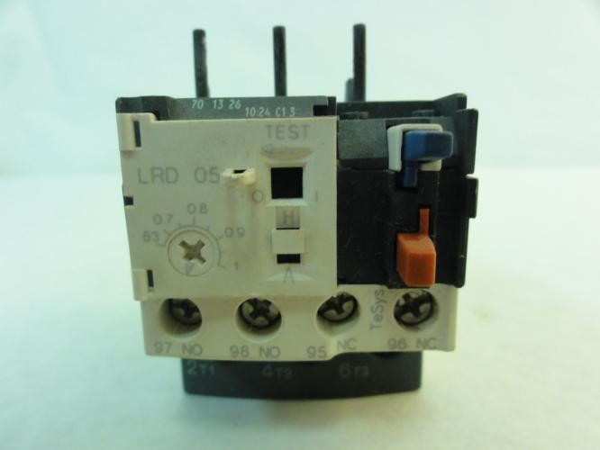 Schneider LRD05; Overload Relay; 0.63-1A