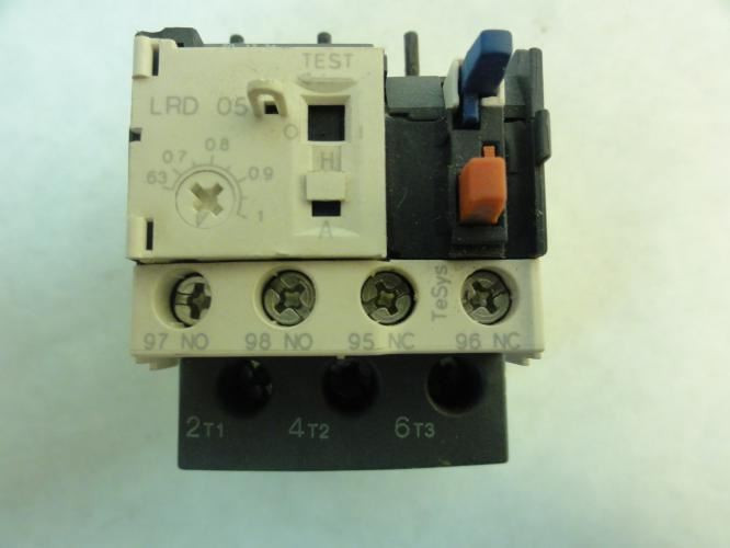 Schneider LRD05; Overload Relay; 0.63-1A