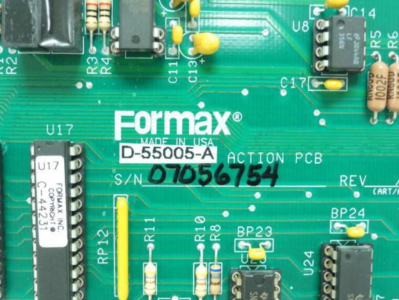 Formax D-55005-A; Action PCB Circuit Board