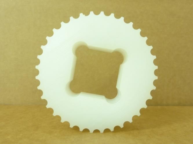 Habasit M08S3603Q3C32001; Sprocket;36-Teeth; 3.65"OD; 1.5"in/sq