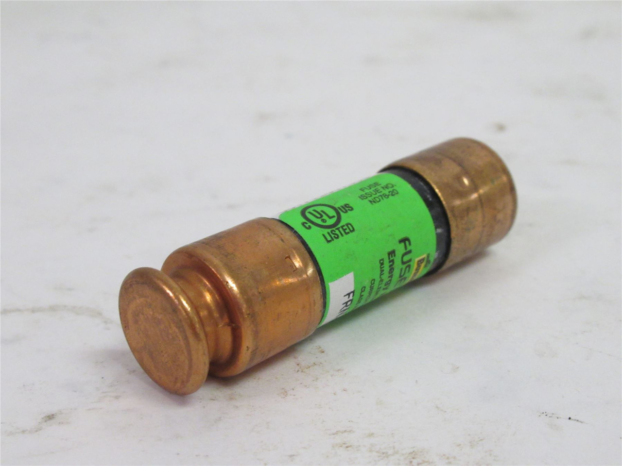 Bussmann FRN-R-1/2; Lot-3 Fusetron Fuse; 1/2A; 250VAC; 125VDC