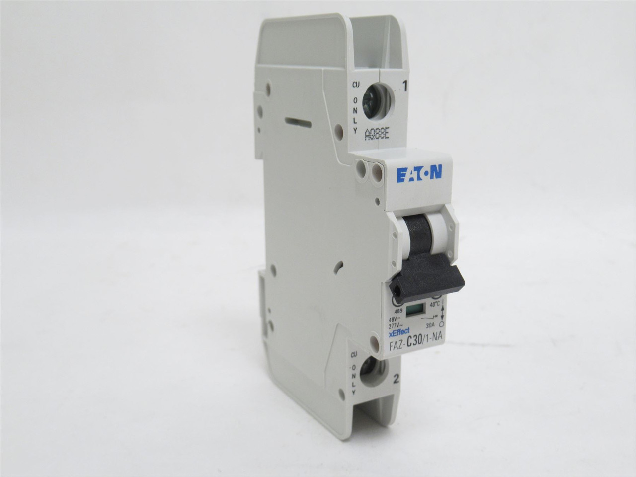 Eaton FAZ-C30/1-NA-SP; Circuit Breaker; 30A 480VAC/48VDC; 1P