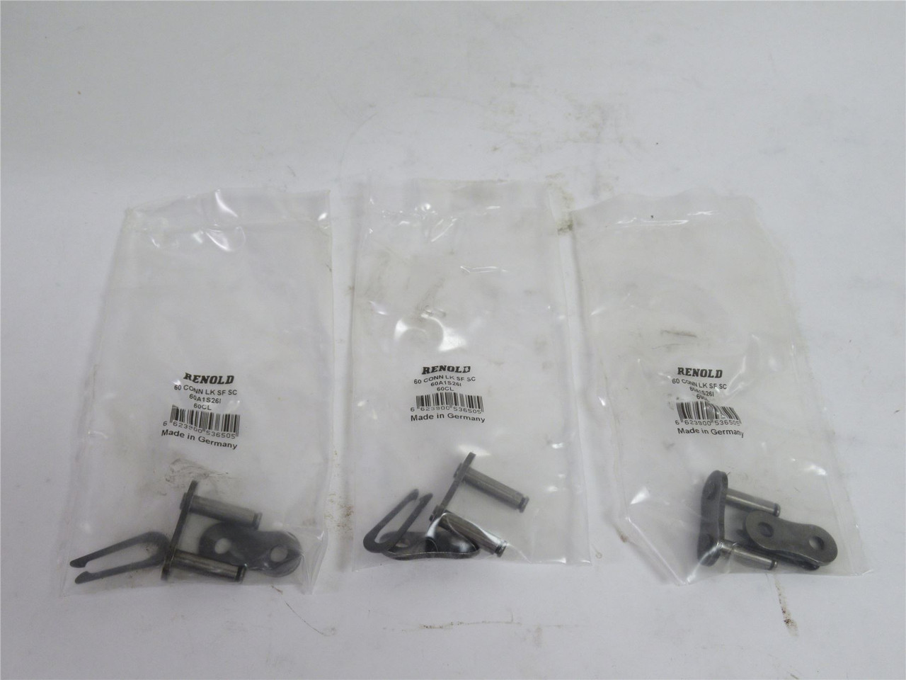 Renold 60A1S26I; Lot-3 60 Roller Chain Connector Link SF SC