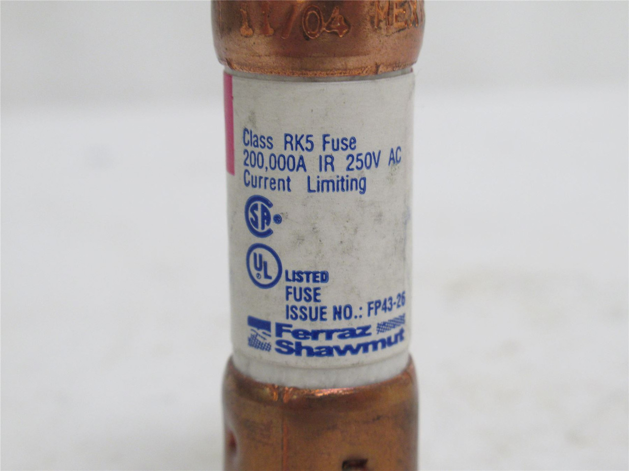 Ferraz TR2-1/2R; Trionic Fuse; 2-1/2A; 250VAC