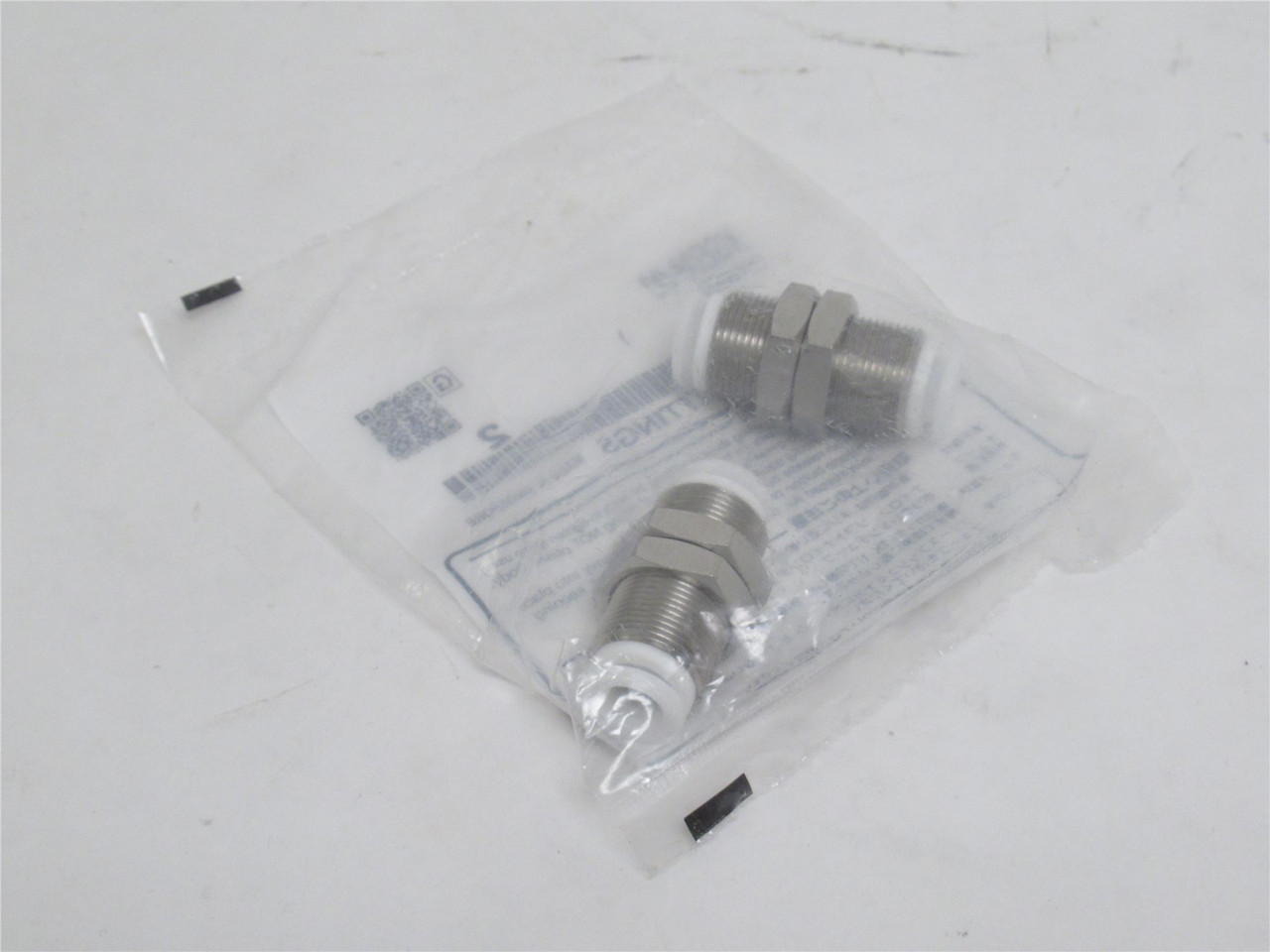 SMC KGE08-00; Bag-2; Bulkhead Unions; SS; 8mm