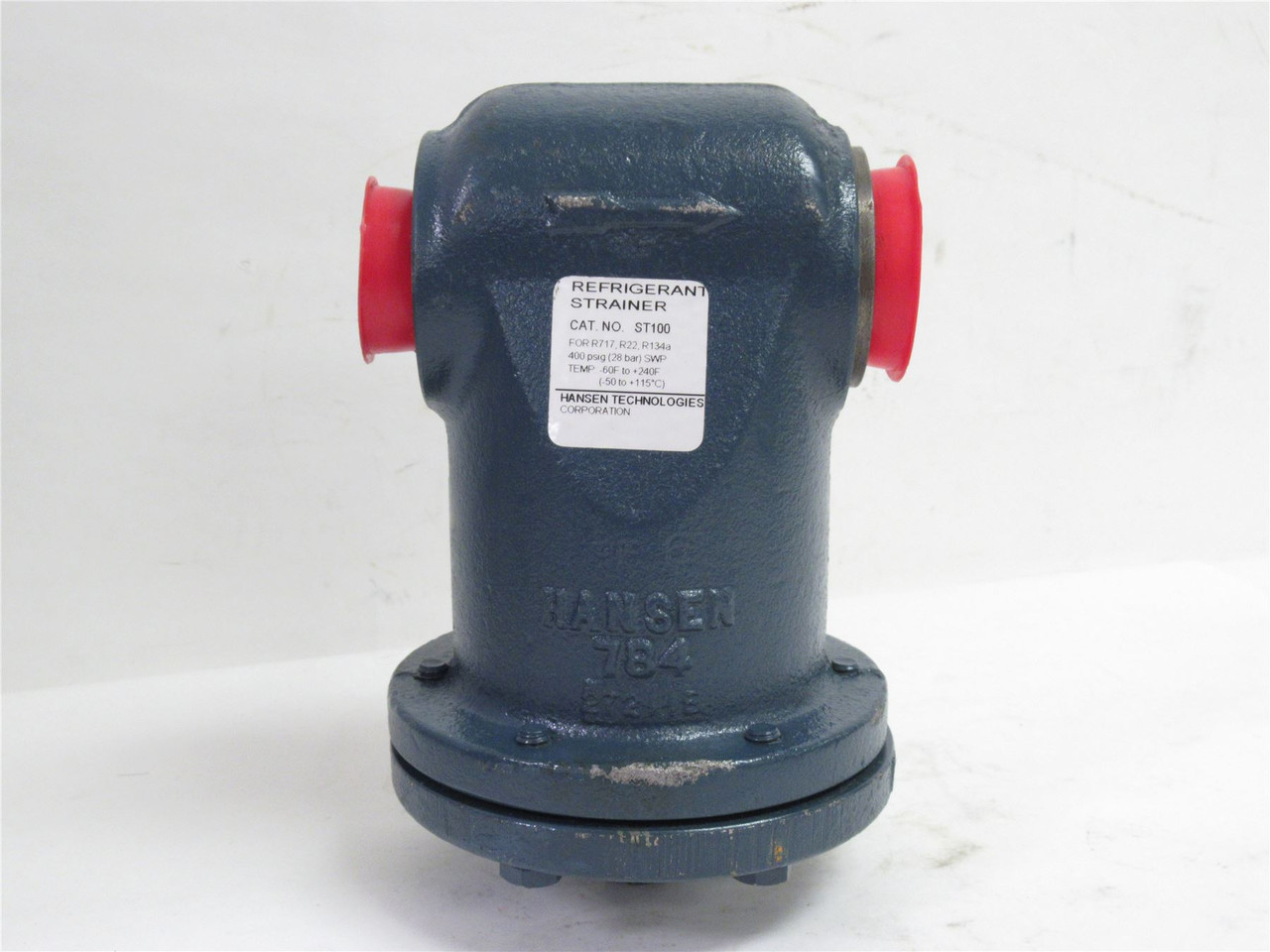 Hansen ST100; Refrigerant Strainer 400PSIG Ports 1" x 1-1/4"