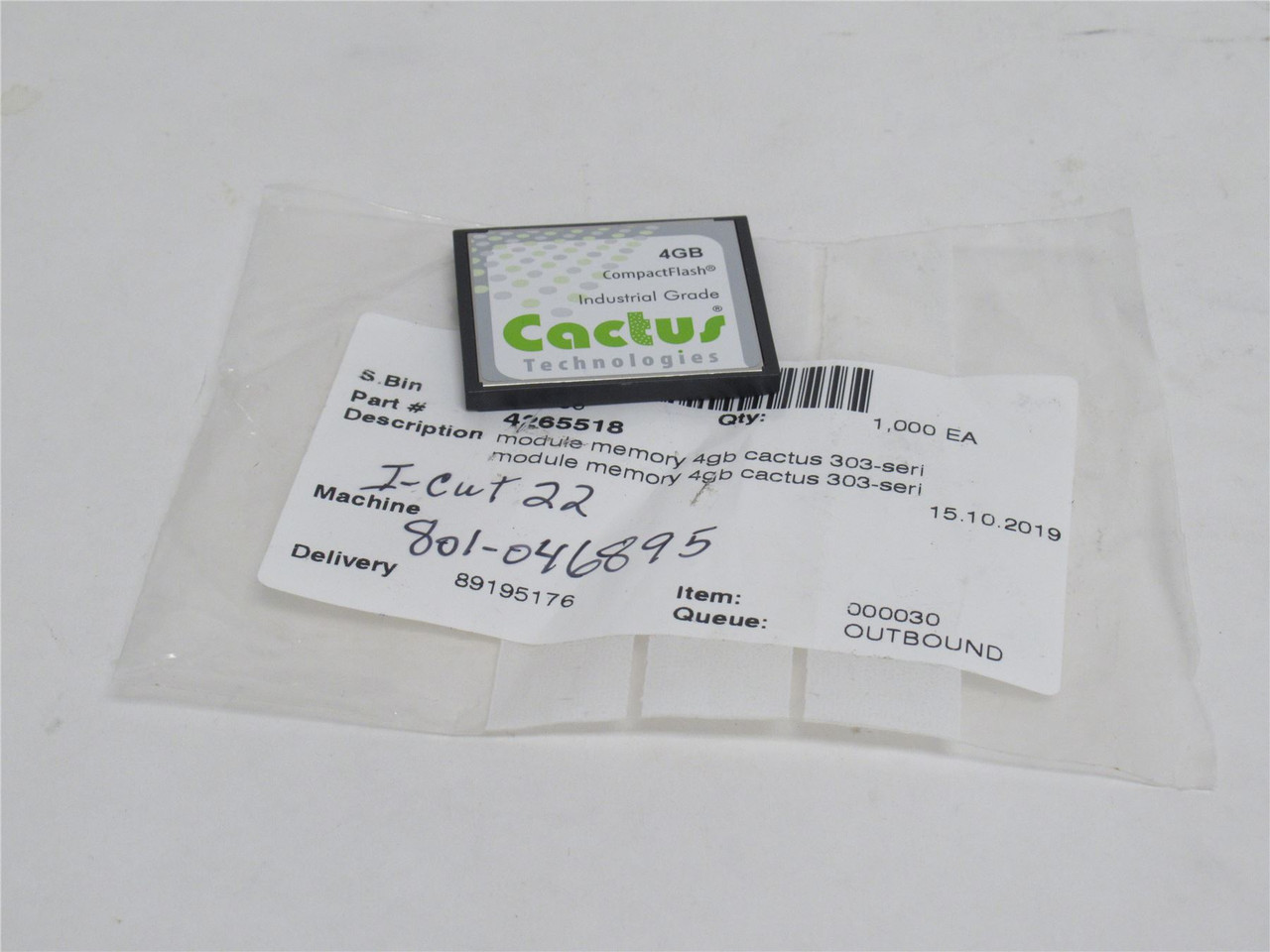 Marel 4265518; Programmed Memory Module; Ser: 303; 4GB