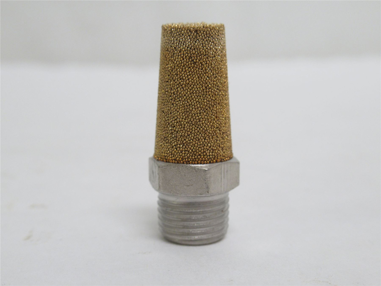 Industry-Std 1A325; Lot-5 Filter/Muffler; 100 MESH; 1/8 MNPT