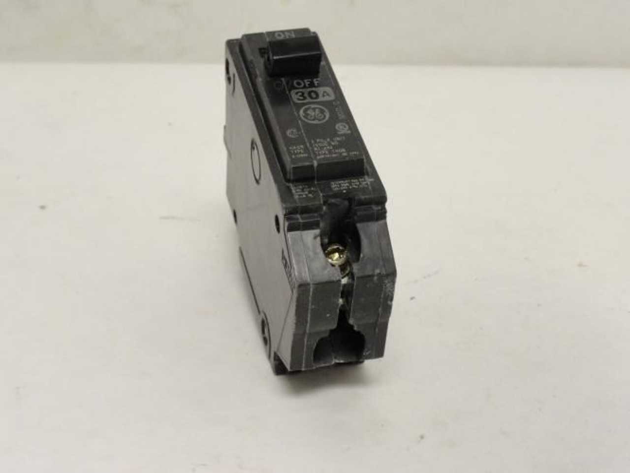 GE THQB1130; Bolt On Circuit Breaker; 30A; 1P; 120/240VAC