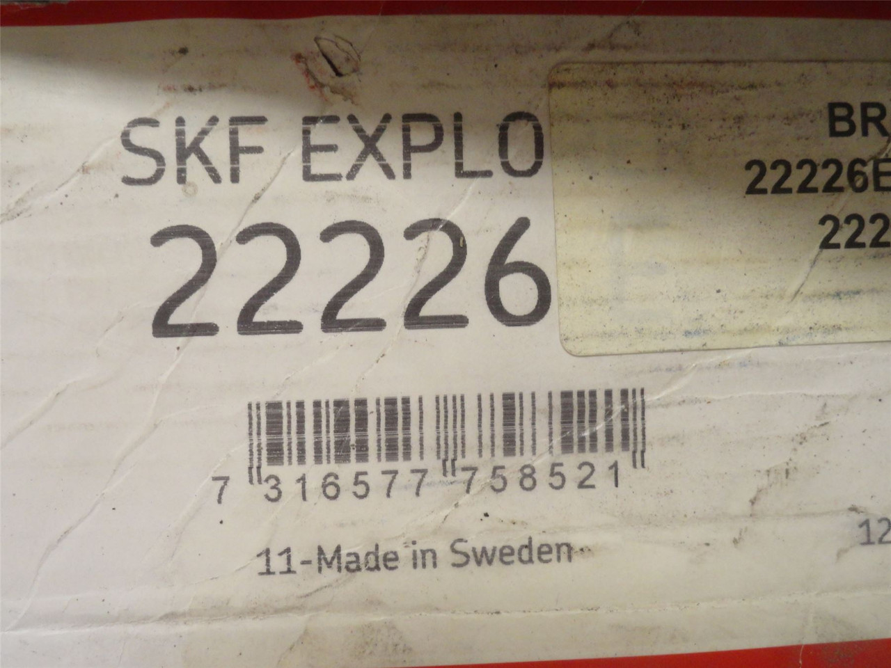 SKF 22226E/C3; Spherical Roller Bearing 130mmID x 230mmOD