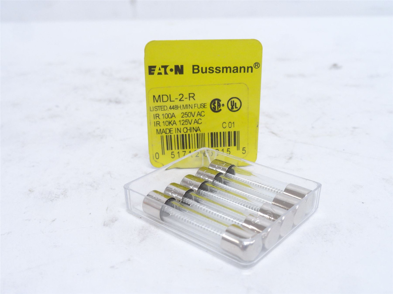 Bussmann MDL-2-R; Box-5; Time Delay Glass Fuses 2A; 250VAC
