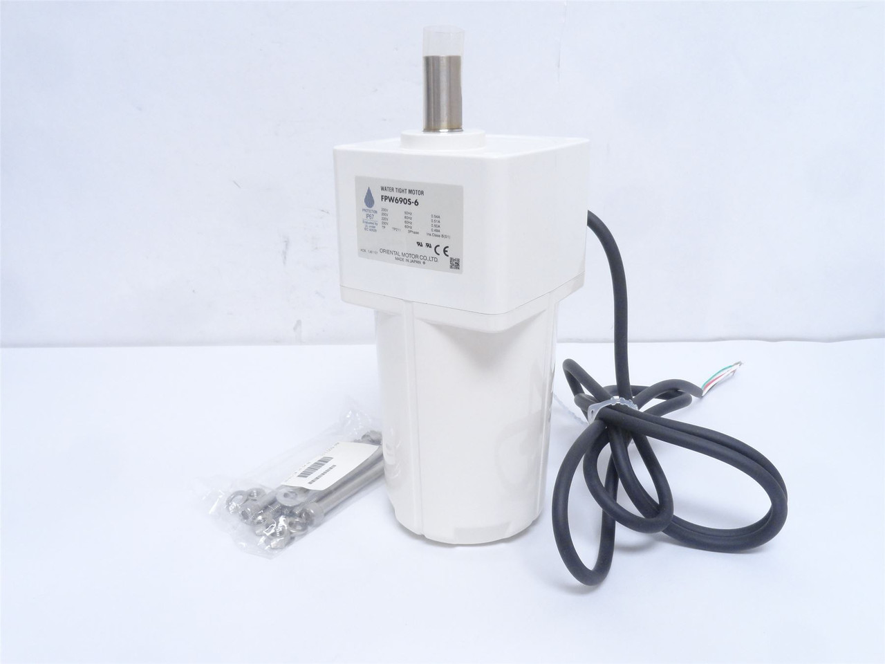 Oriental FPW6905-6; Washdown Gear Motor 6:1 Ratio; 200-230VAC