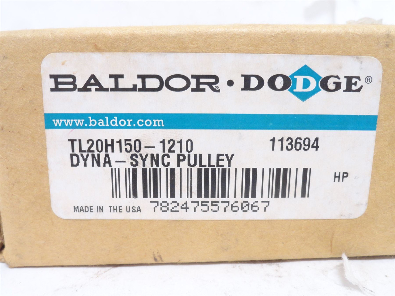 Dodge TL20H150-1210; Bushed Sprocket 113694; 20 Tooth