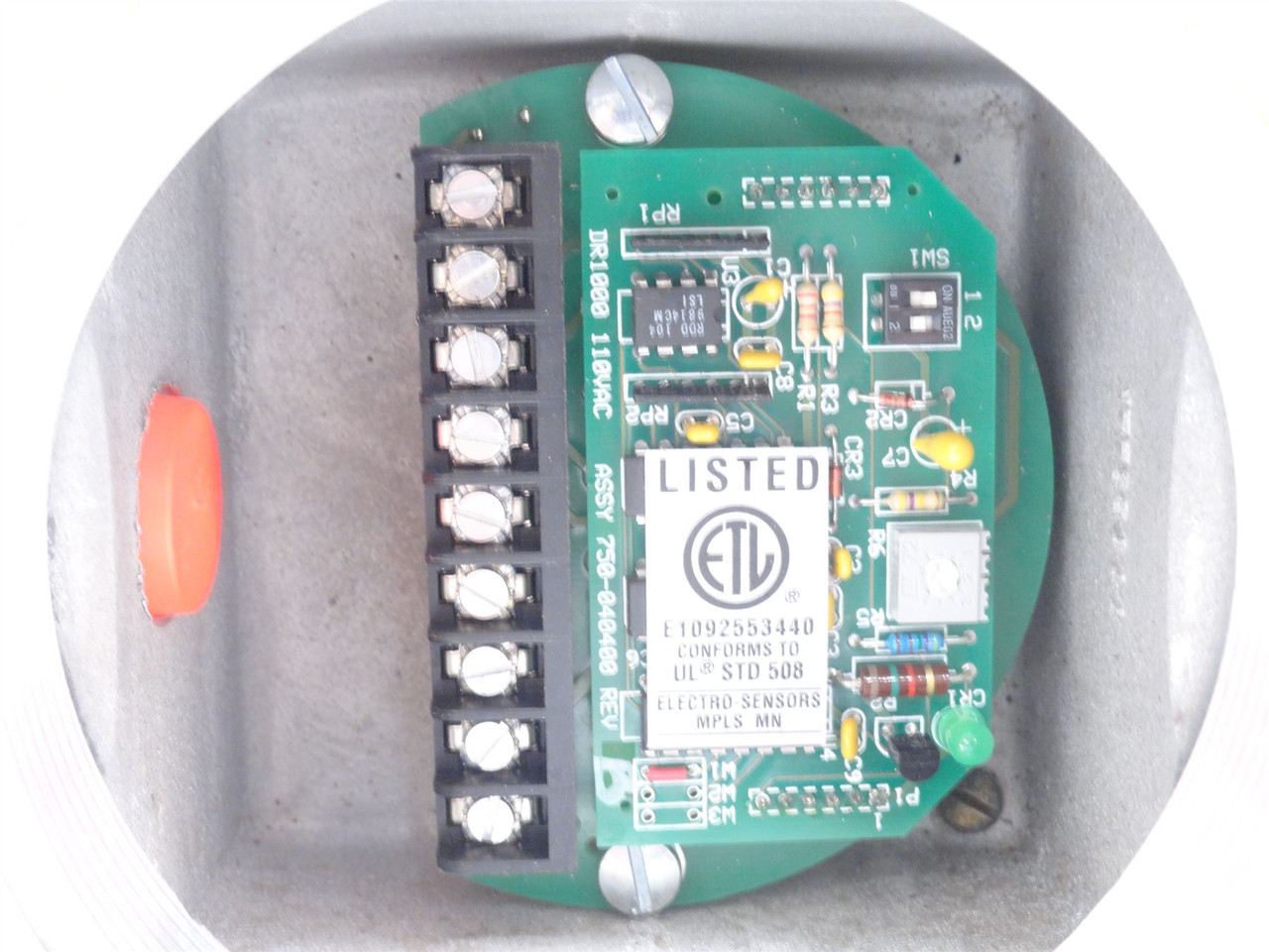 Electro-Sensors DR-1000; Digital Speed Switch; 115VAC; 3/4NPT